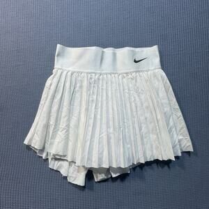 Nike Women's Dri-FIT Pleated Tennis Skirt Sz S White Brand New